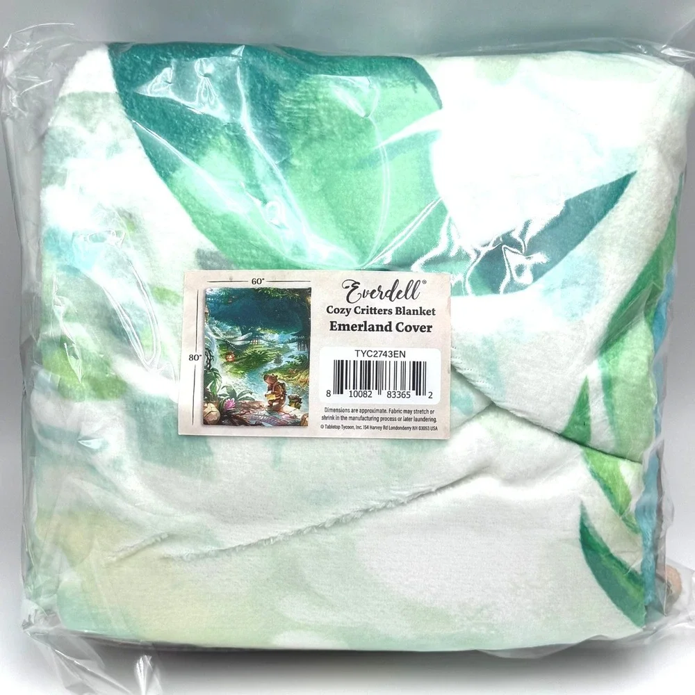 EVERDELL NEW Kickstarter 60x80 Cozy Critters Blanket Emerland Cover Throw